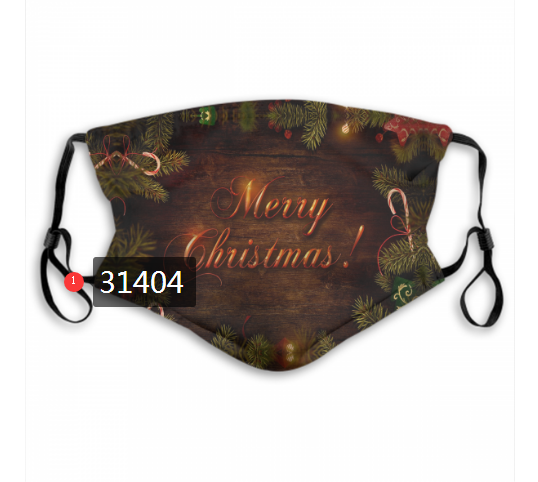 2020 Merry Christmas Dust mask with filter 19->mlb dust mask->Sports Accessory